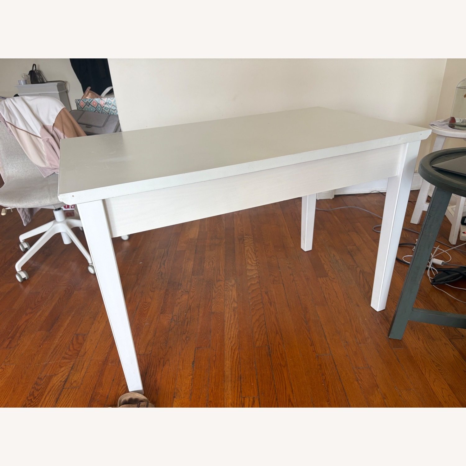 Pottery Barn White Desk - image-3