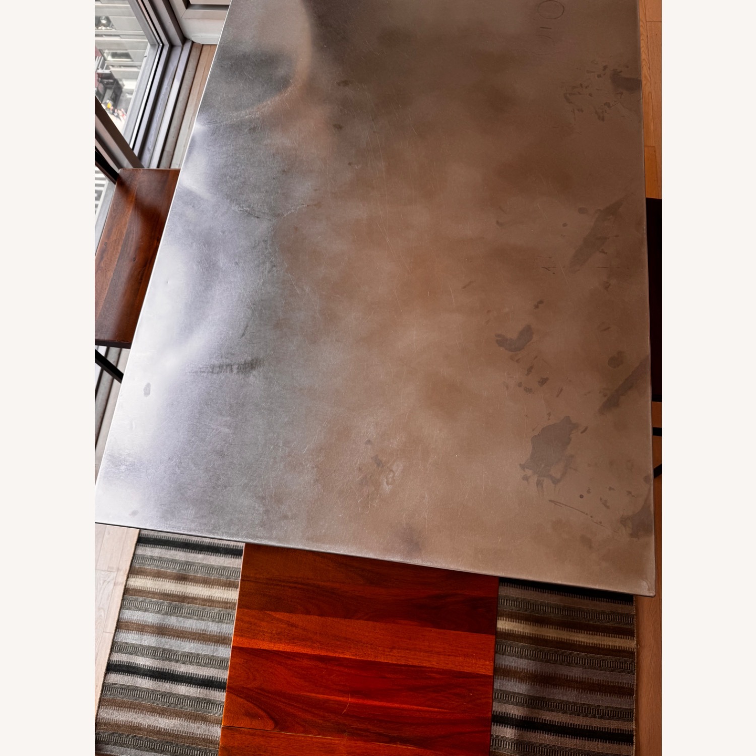 West Elm Metal and Wood Dining Set - image-9