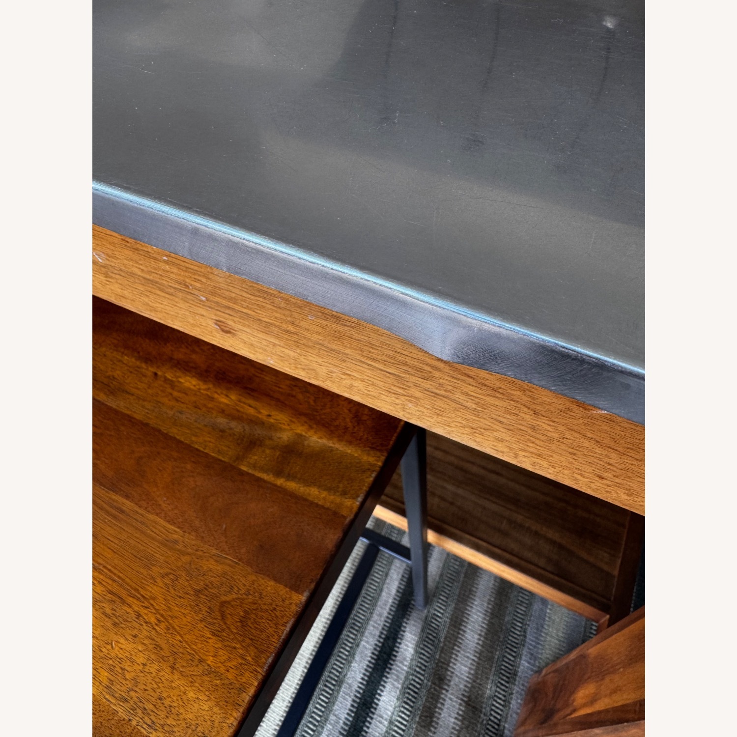 West Elm Metal and Wood Dining Set - image-7