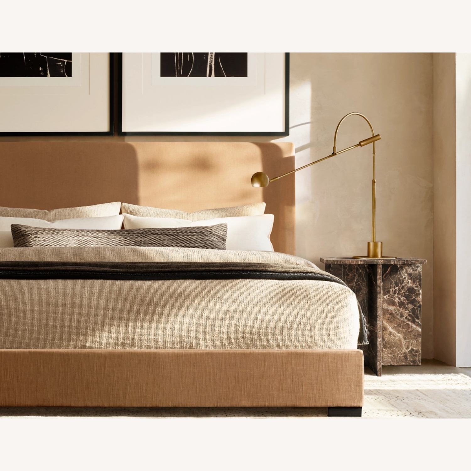 Restoration Hardware Moderna Fabric Queen Bed - image-2
