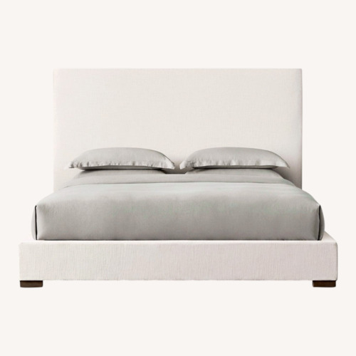 Used Restoration Hardware Moderna Fabric Queen Bed for sale on AptDeco