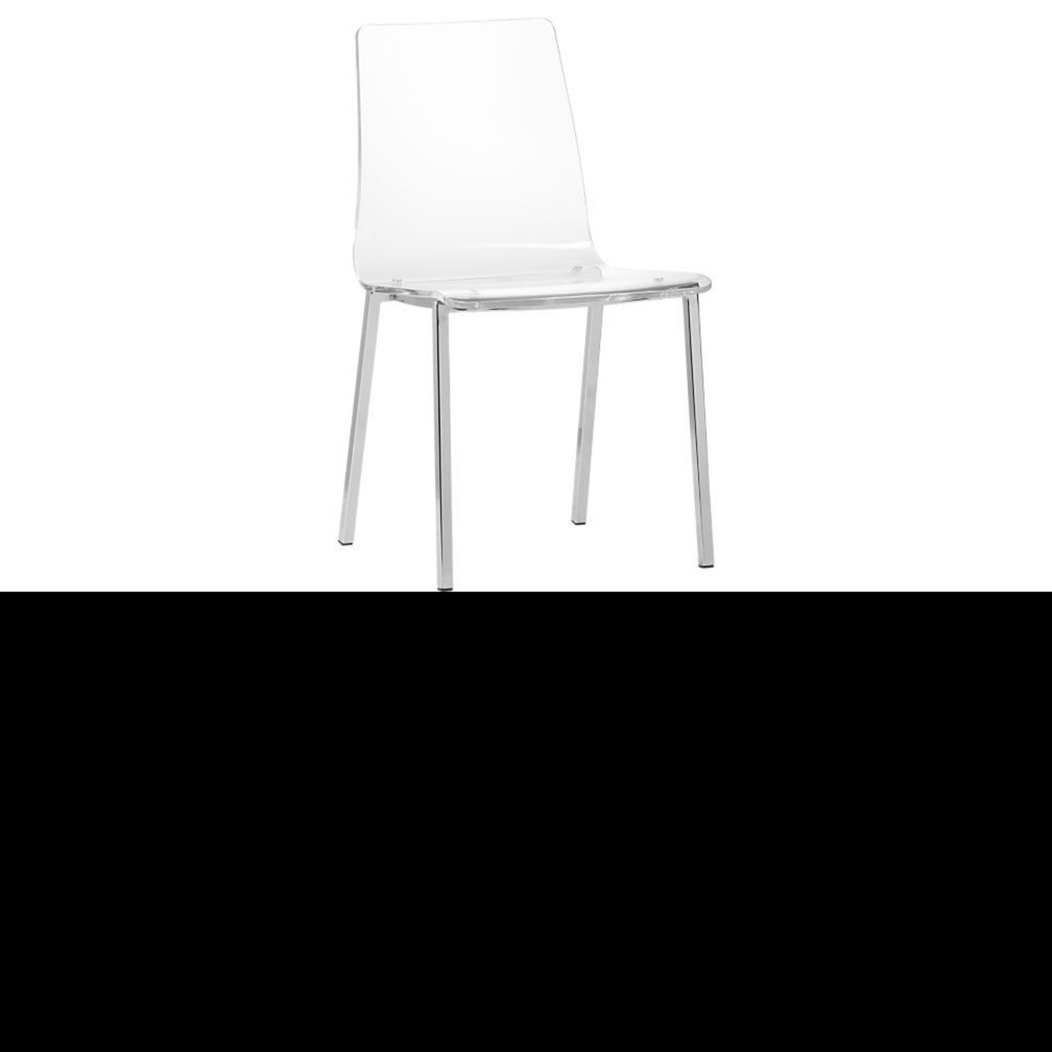 CB2 Vapor Acrylic Chairs - image-4
