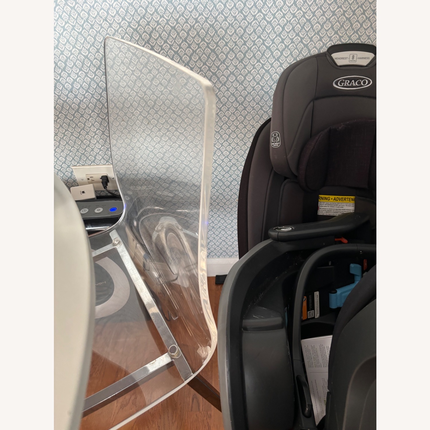 CB2 Vapor Acrylic Chairs - image-8