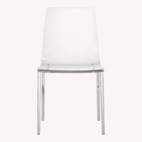 CB2 Vapor Acrylic Chairs
