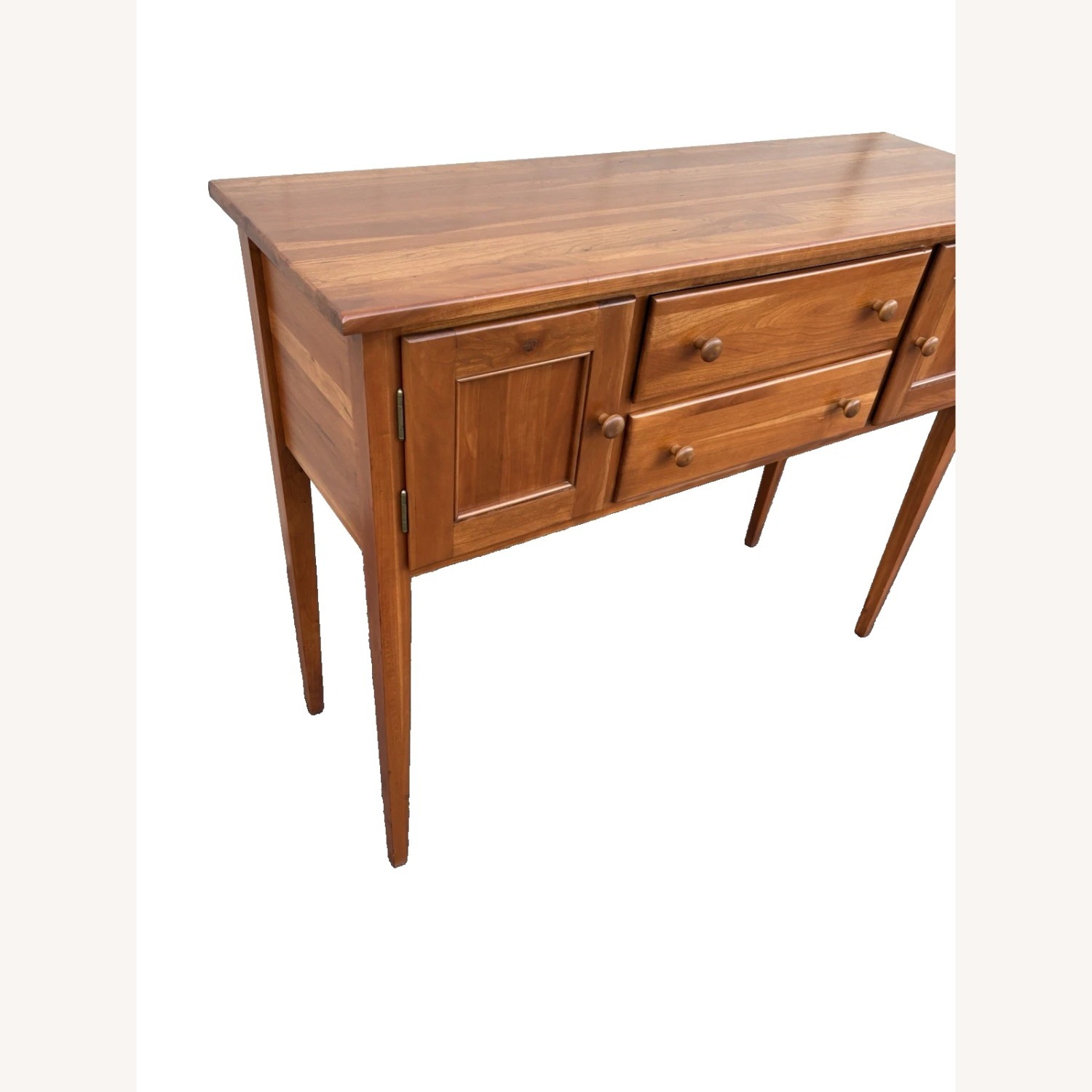 Solid Cherry Hepplewhite Sideboard Buffet Cabinet - image-6