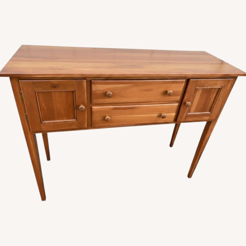 Used Solid Cherry Hepplewhite Sideboard Buffet Cabinet for sale on AptDeco