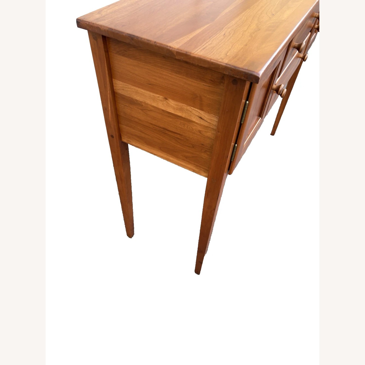 Solid Cherry Hepplewhite Sideboard Buffet Cabinet - image-4