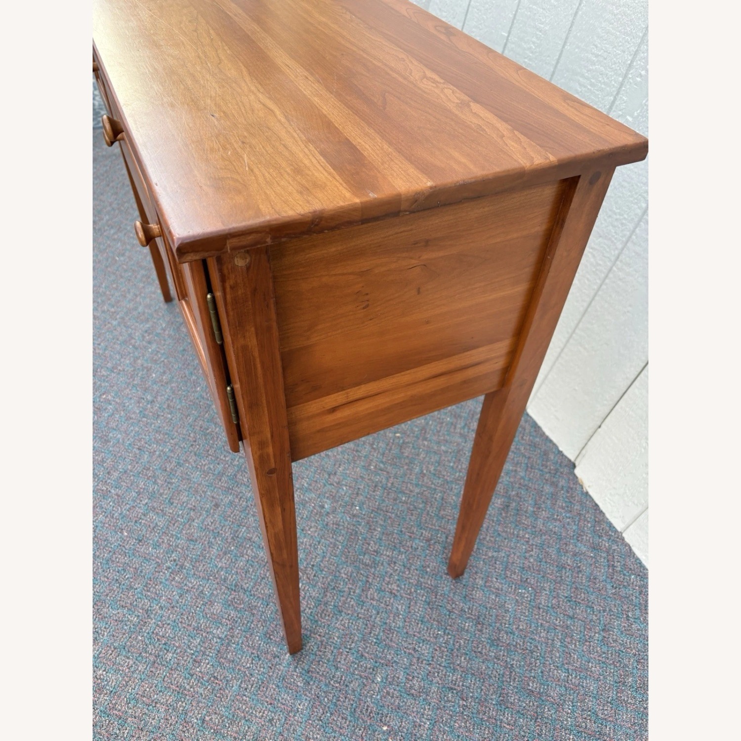 Solid Cherry Hepplewhite Sideboard Buffet Cabinet - image-7