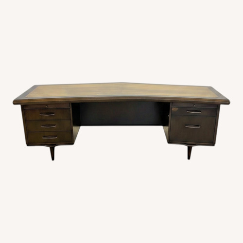 Used Black Wood Desk for sale on AptDeco