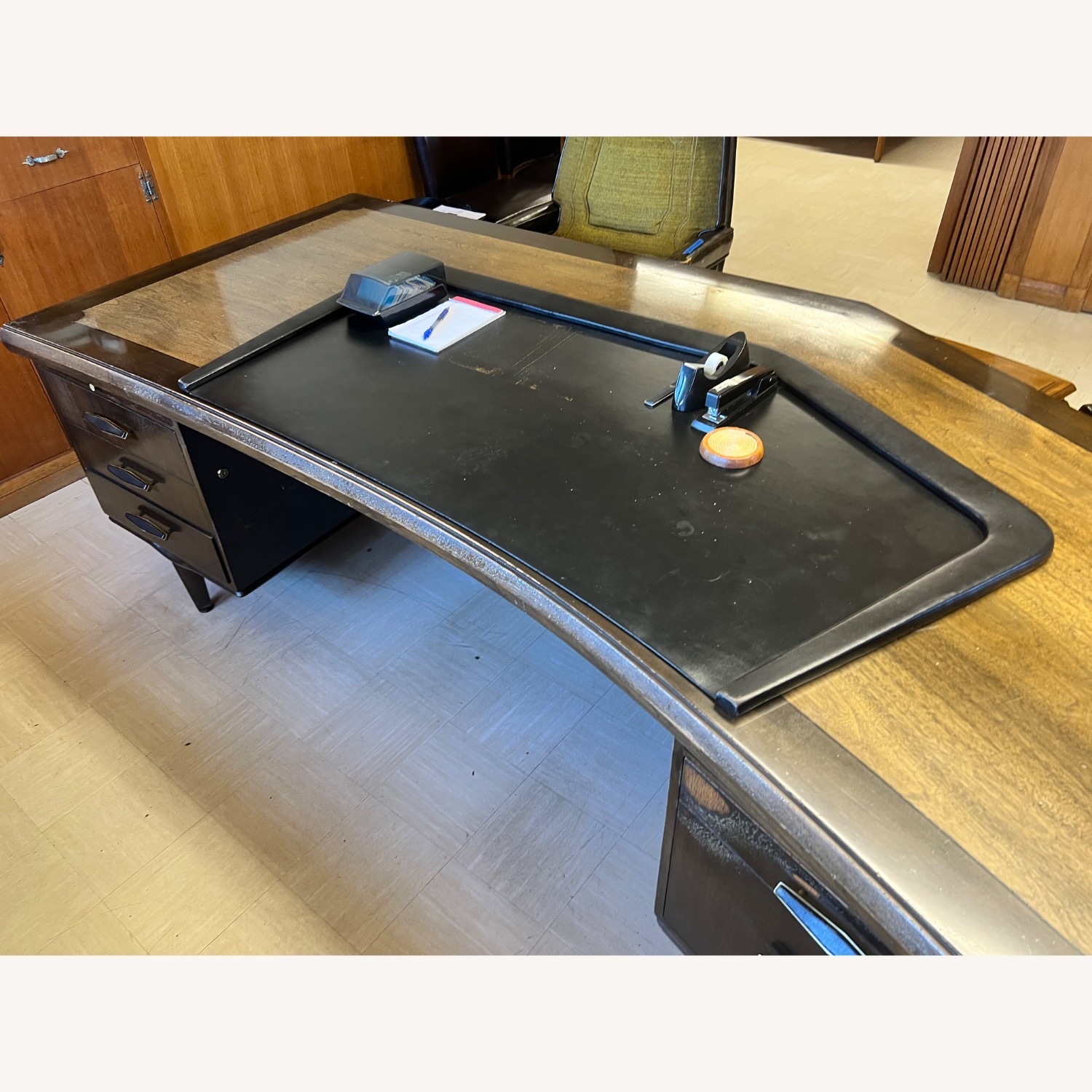 Black Wood Desk - image-6