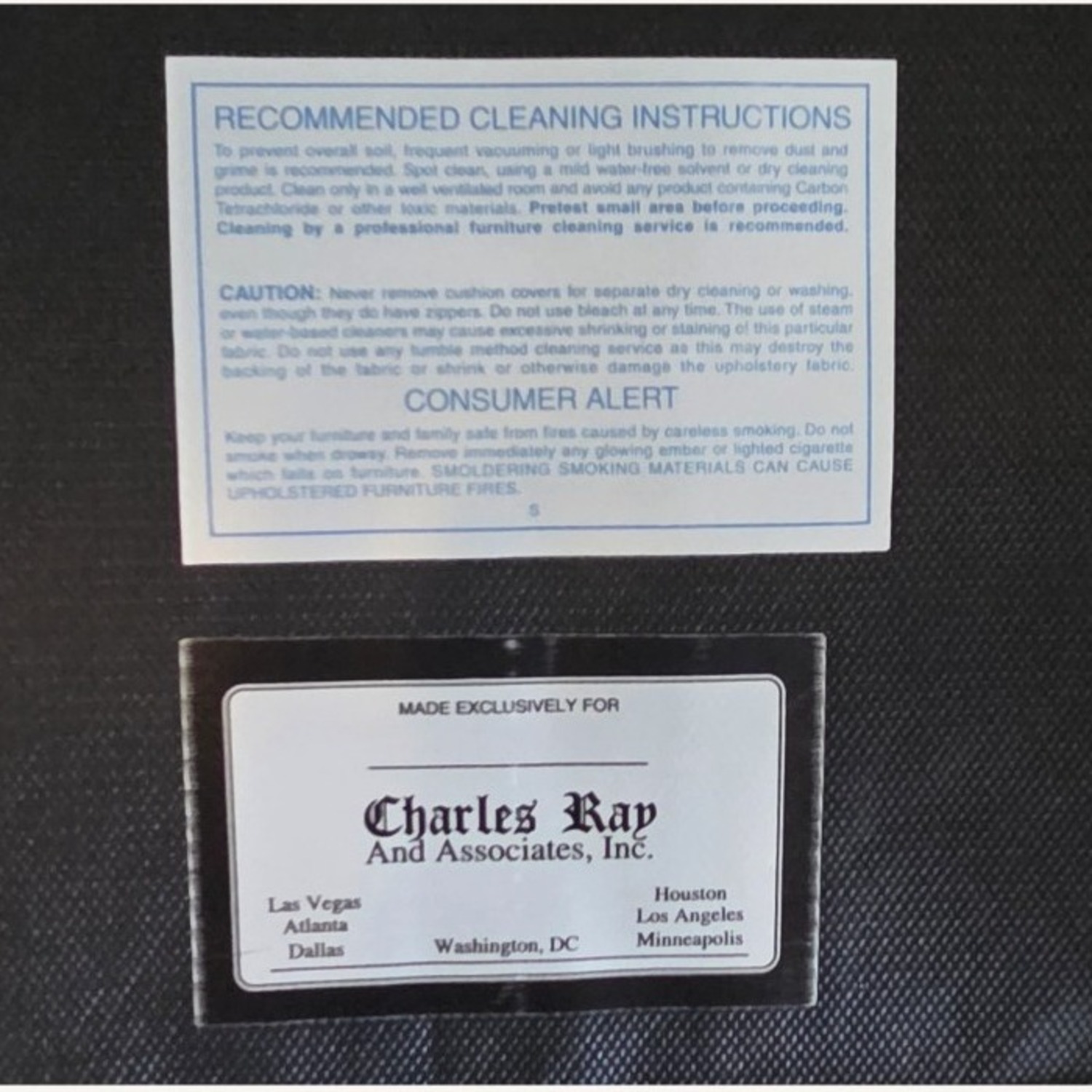 Vintage/Antique Natural 3+ Seater Sofa - image-4