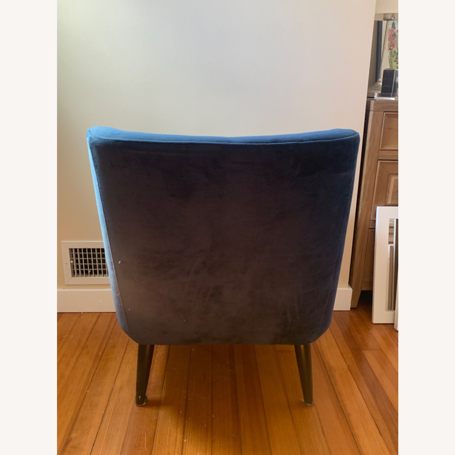 Room & Board Quinn Blue Velvet Armchair - image-5
