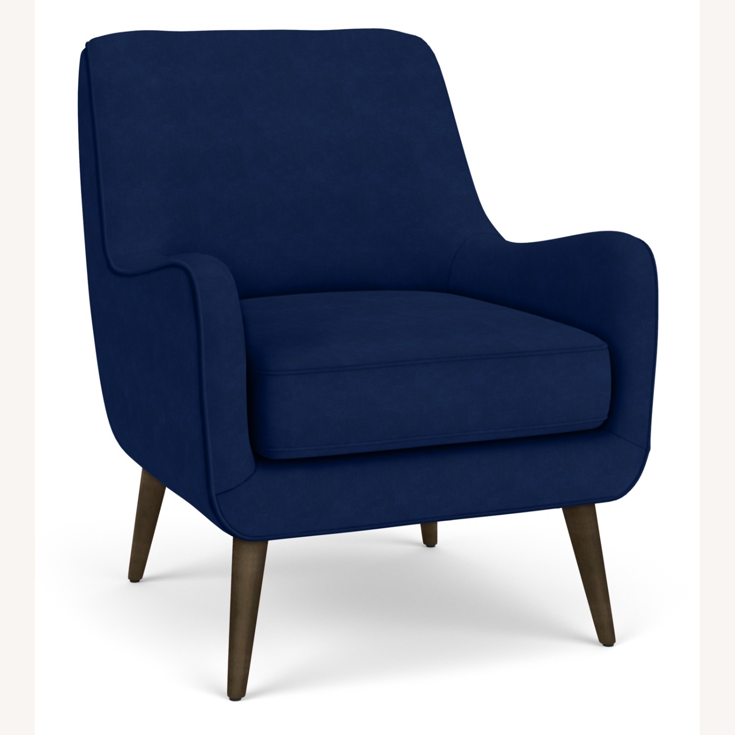 Room & Board Quinn Blue Velvet Armchair - image-6