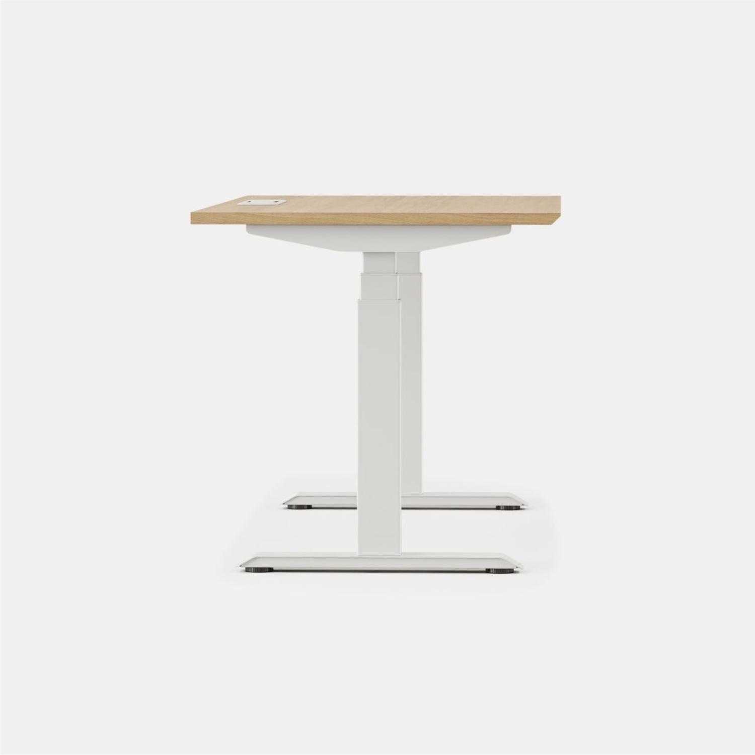Branch Executive Standing White Wood Desk - image-2
