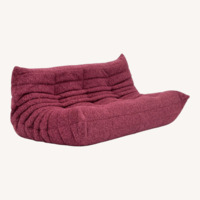 Ligne Roset Purple Boucle 3+ Seater Sofa