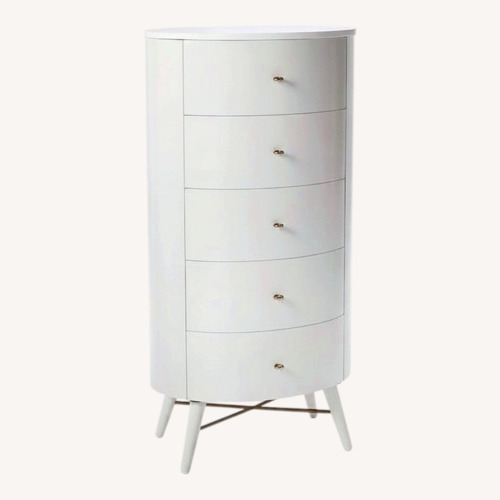 Used West Elm White Penelope Dresser for sale on AptDeco