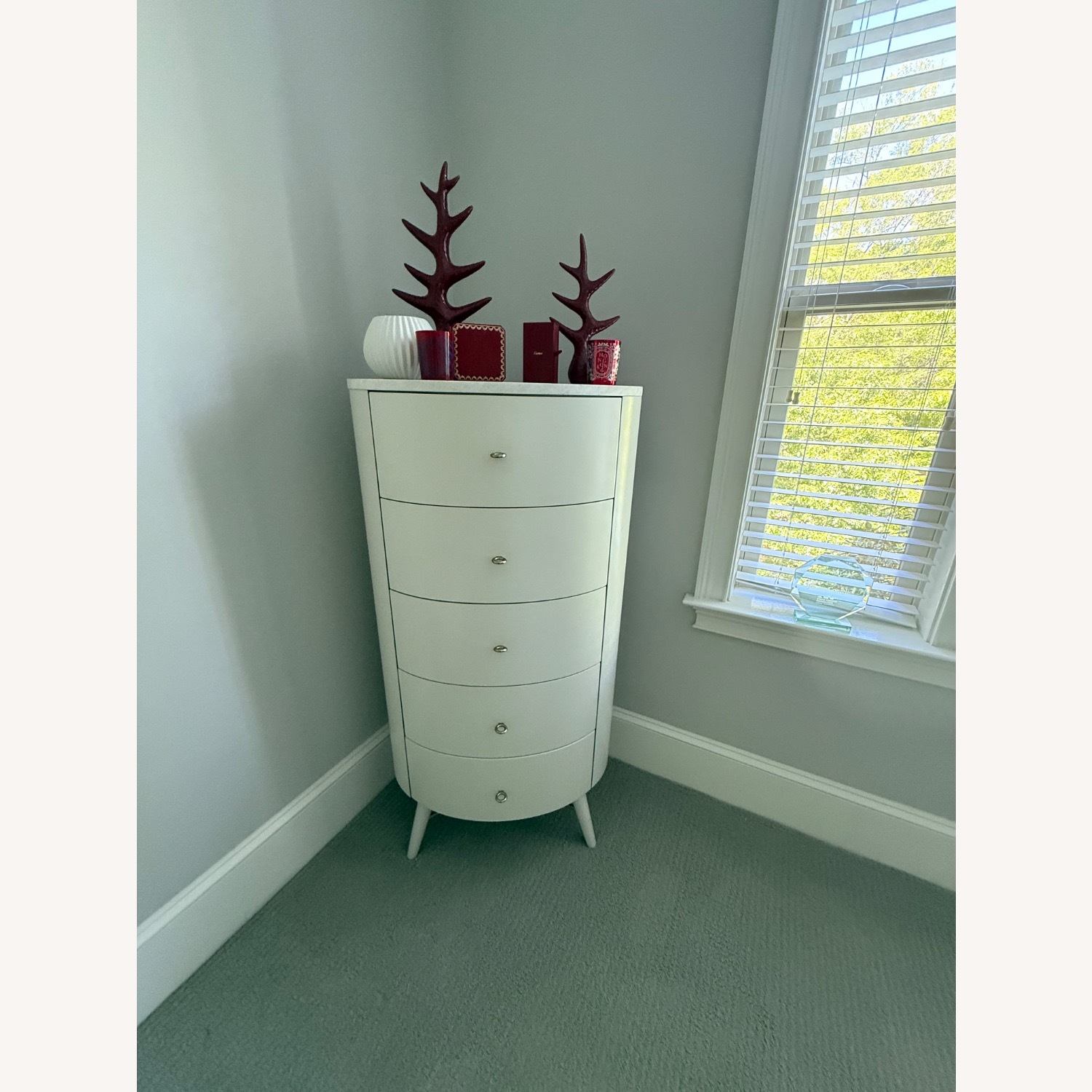 West Elm White Penelope Dresser - image-2