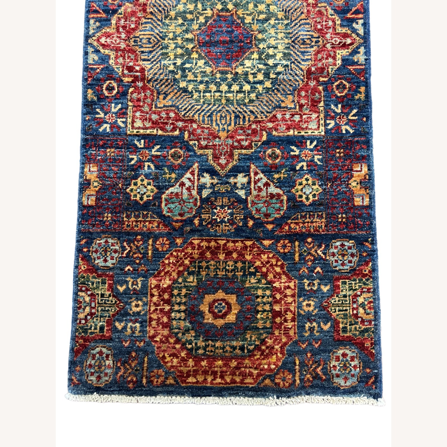 Small Hand-Knotted Mamluk Style Rug, 2’0” x 4’8” - image-2