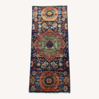 Small Hand-Knotted Mamluk Style Rug, 2’0” x 4’8”