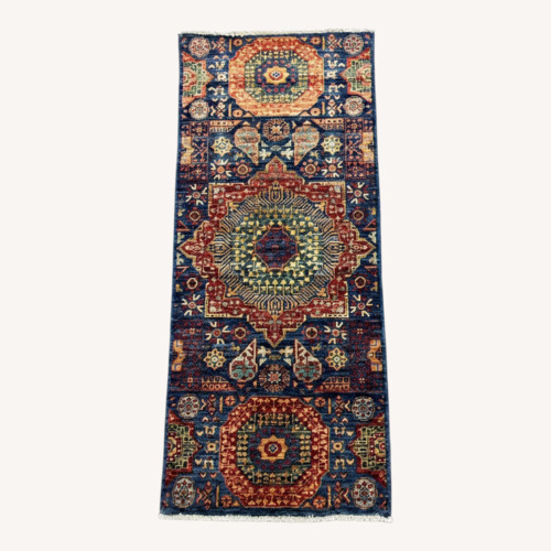Used Small Hand-Knotted Mamluk Style Rug, 2’0” x 4’8” for sale on AptDeco