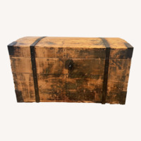 Light Brown Wood Chest