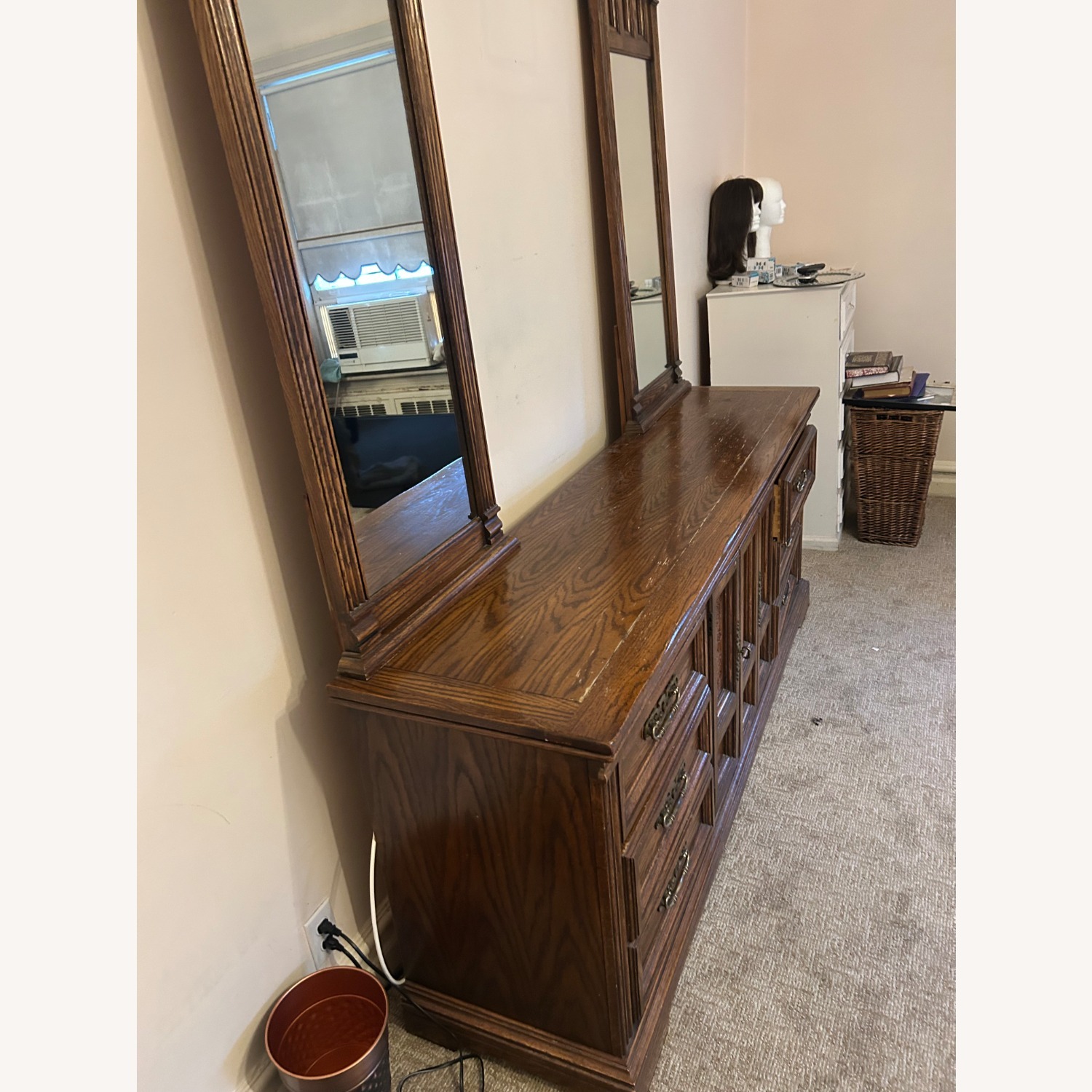 Burlington House Vintage Dresser With Mirrors - image-2
