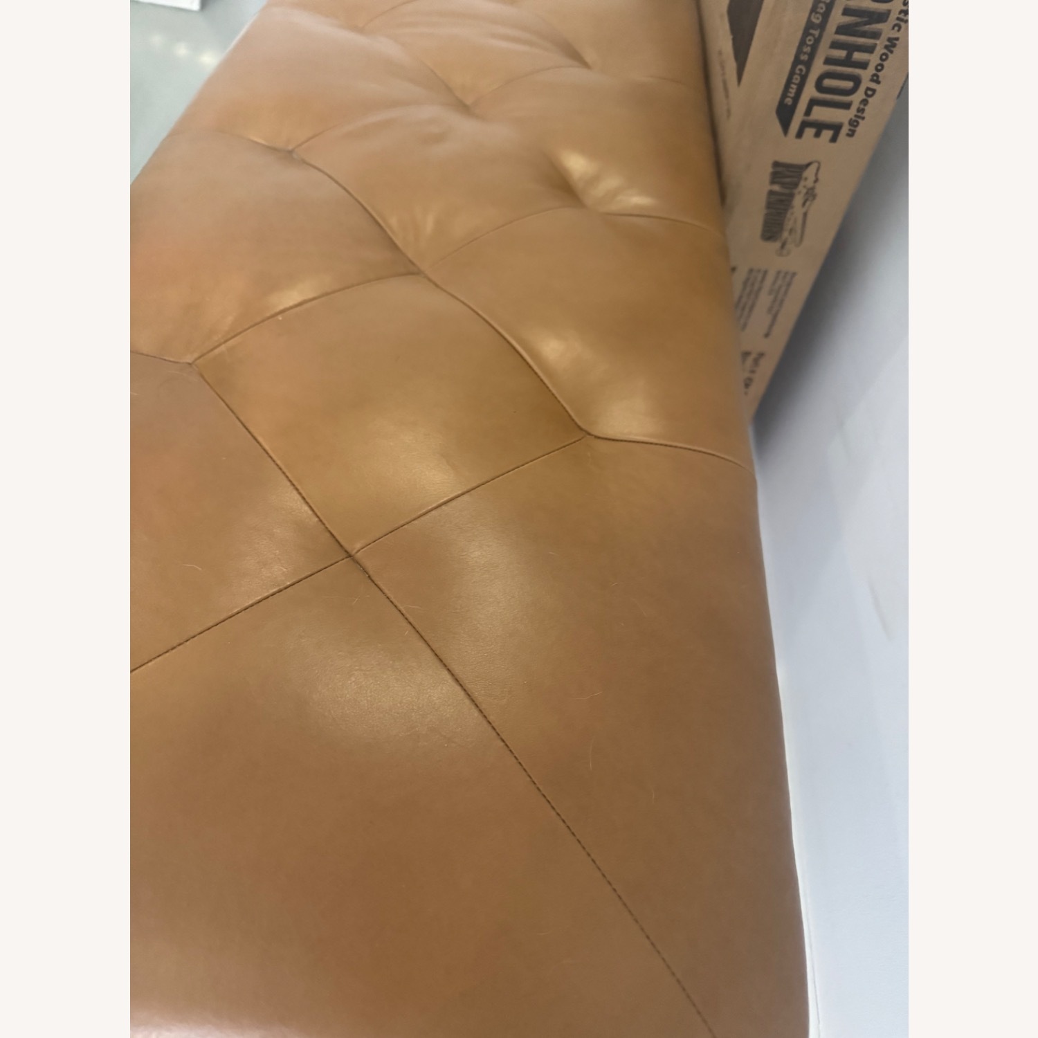 Article Level 61" Leather Bench - Bella Caramel  - image-3