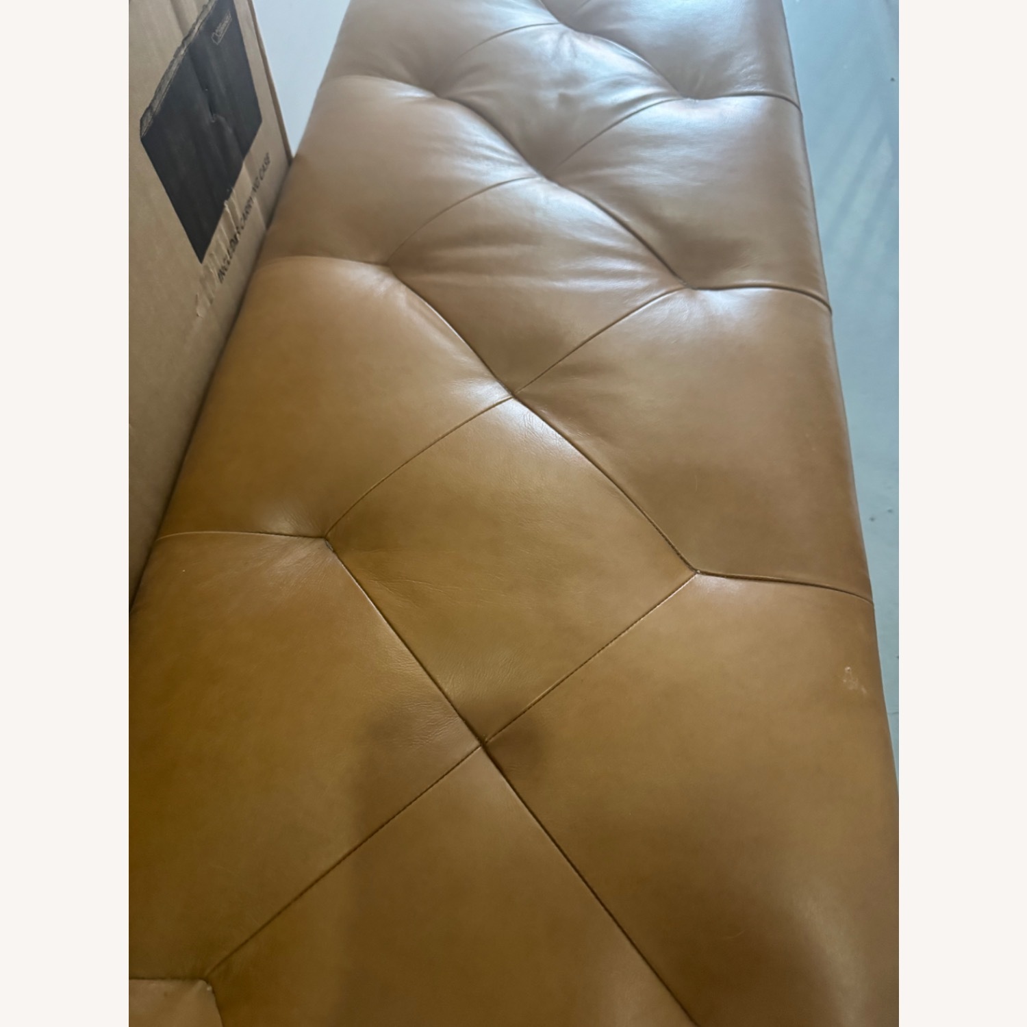 Article Level 61" Leather Bench - Bella Caramel  - image-8