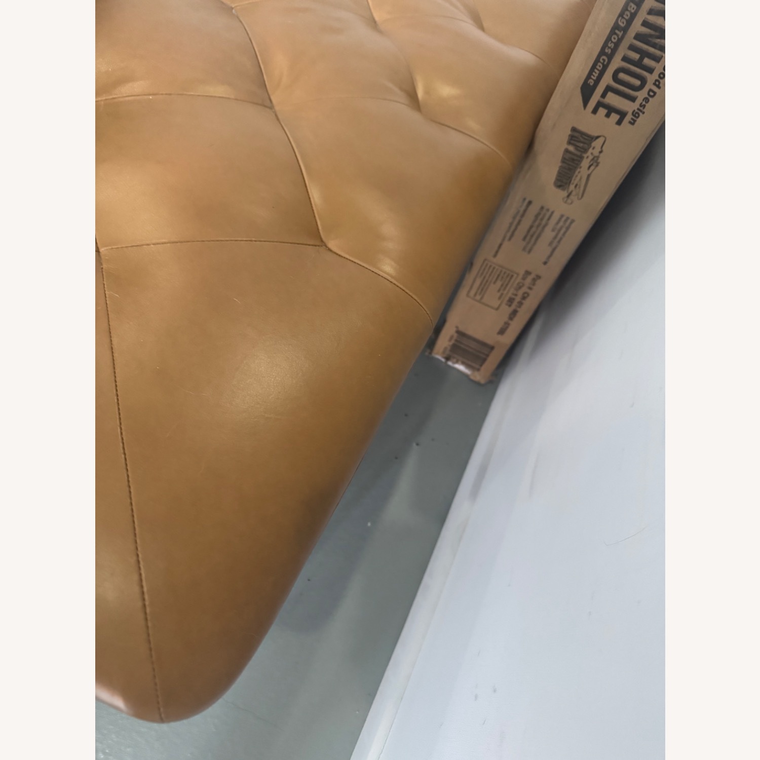 Article Level 61" Leather Bench - Bella Caramel  - image-2