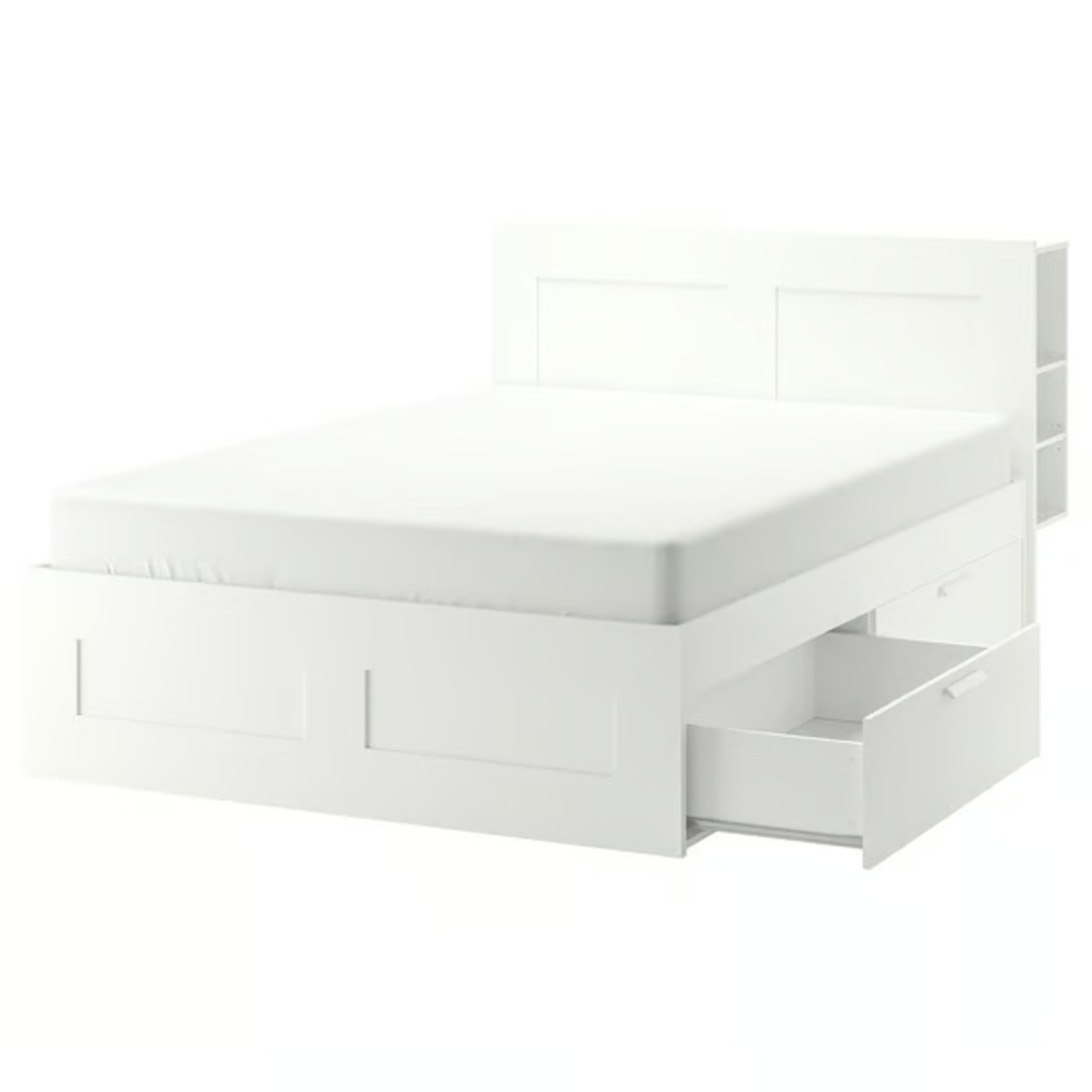 IKEA Brimnes White Queen Bed  - image-7