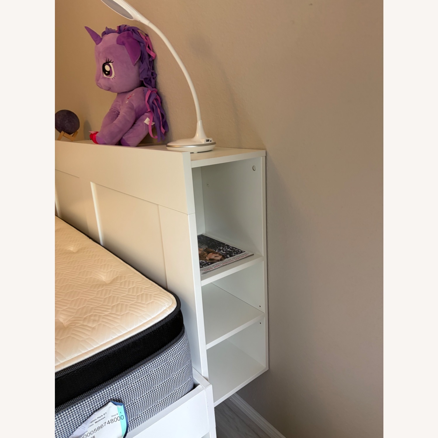 IKEA Brimnes White Queen Bed  - image-5