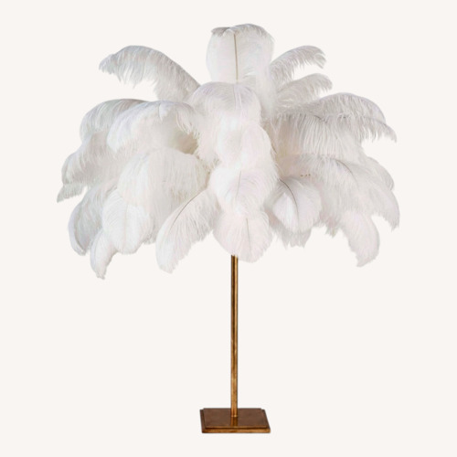 Used Josephine Feather Table Lamp for sale on AptDeco