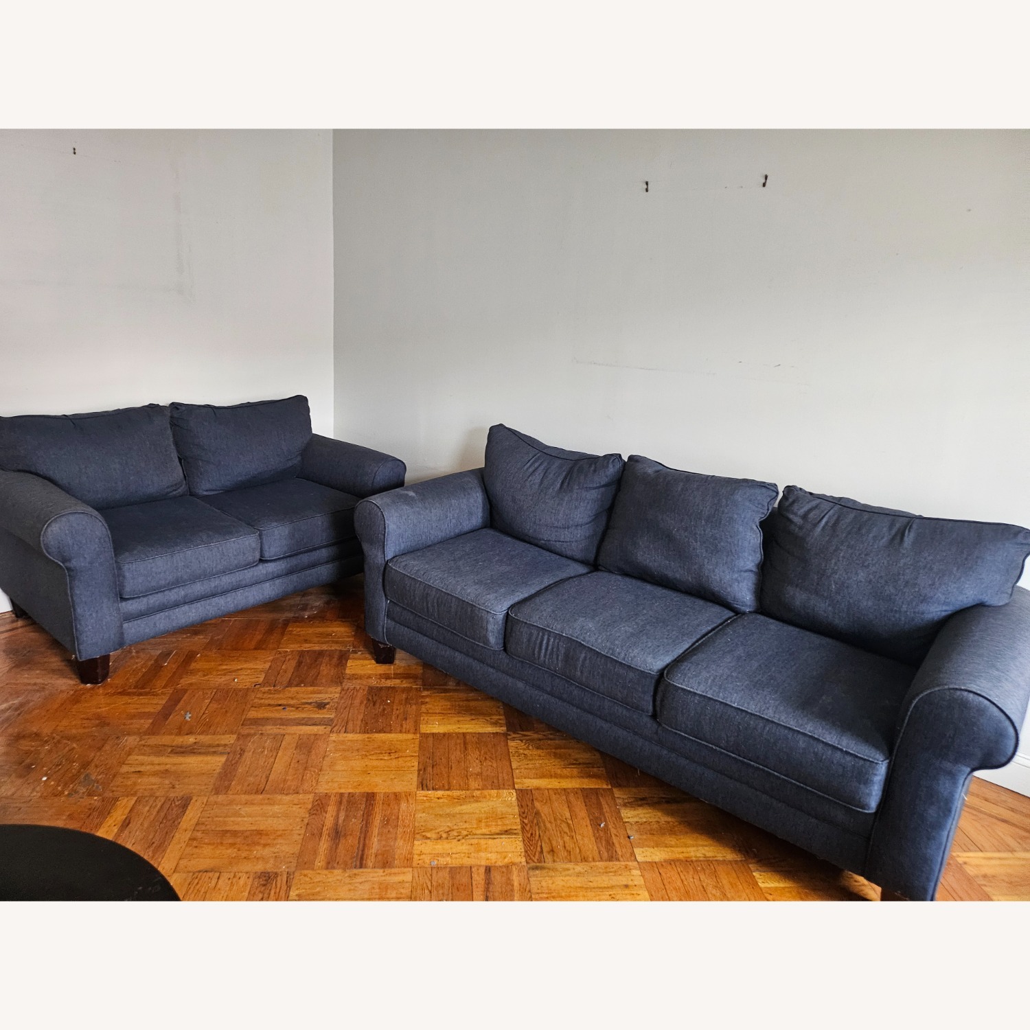 Wood and Wrought Iron Livingroom Table - image-3