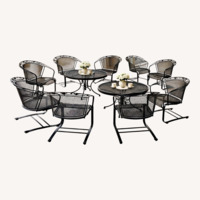 Woodard “Ivy Leaf” Wrought Iron Casual Chairs 