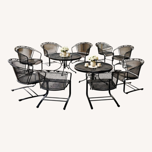 Used Woodard “Ivy Leaf” Wrought Iron Casual Chairs  for sale on AptDeco