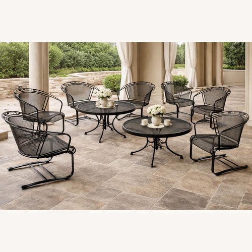 Used Woodard “Ivy Leaf” Wrought Iron Casual Chairs  for sale on AptDeco