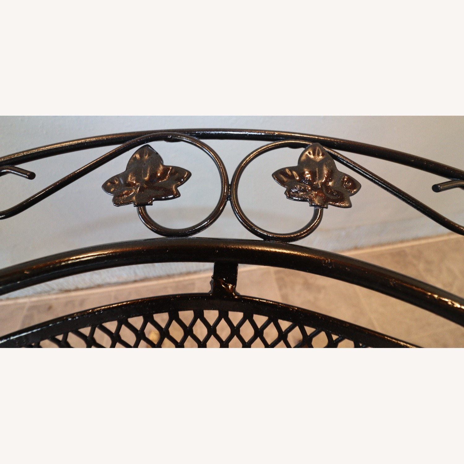 Woodard “Ivy Leaf” Wrought Iron Casual Chairs  - image-7