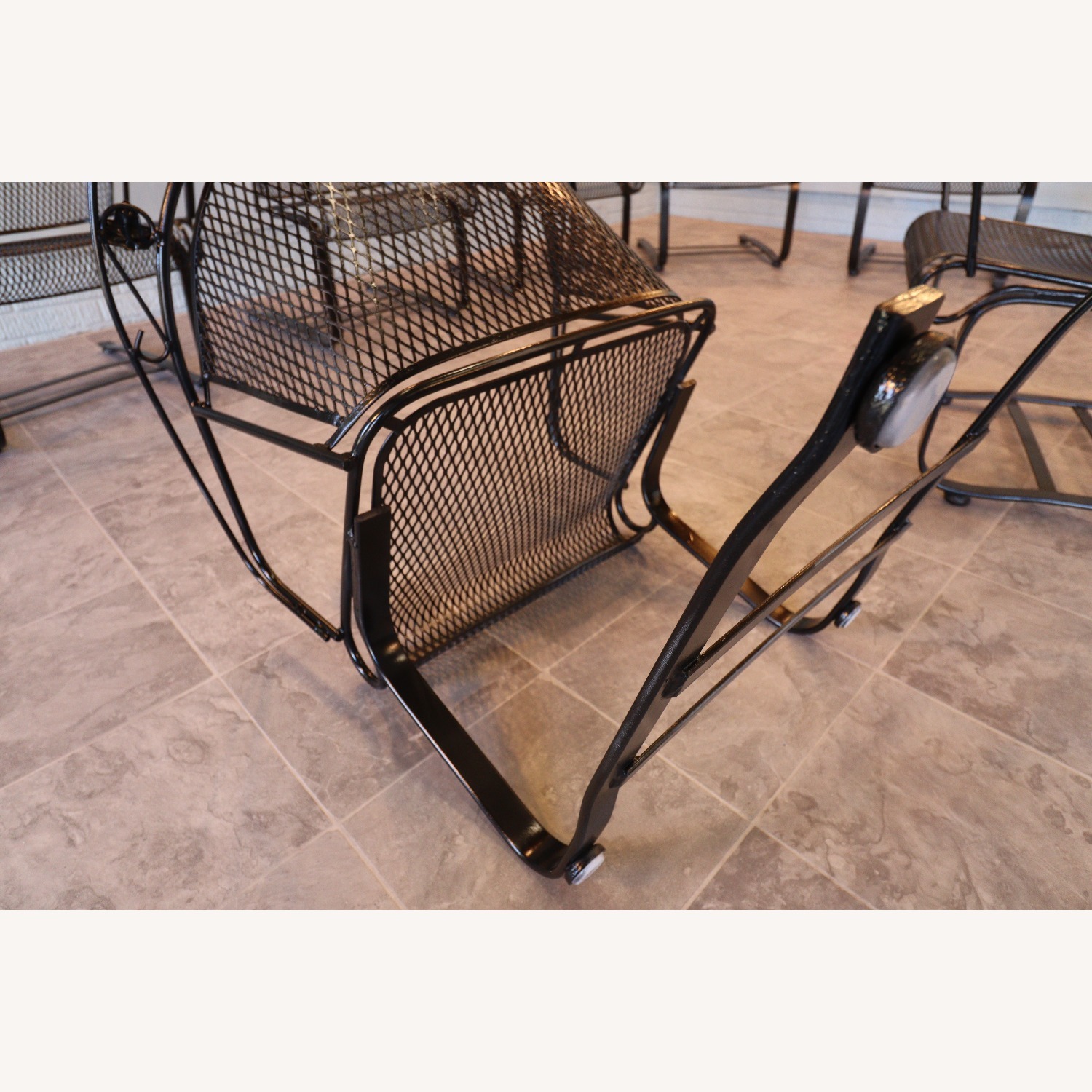Woodard “Ivy Leaf” Wrought Iron Casual Chairs  - image-13
