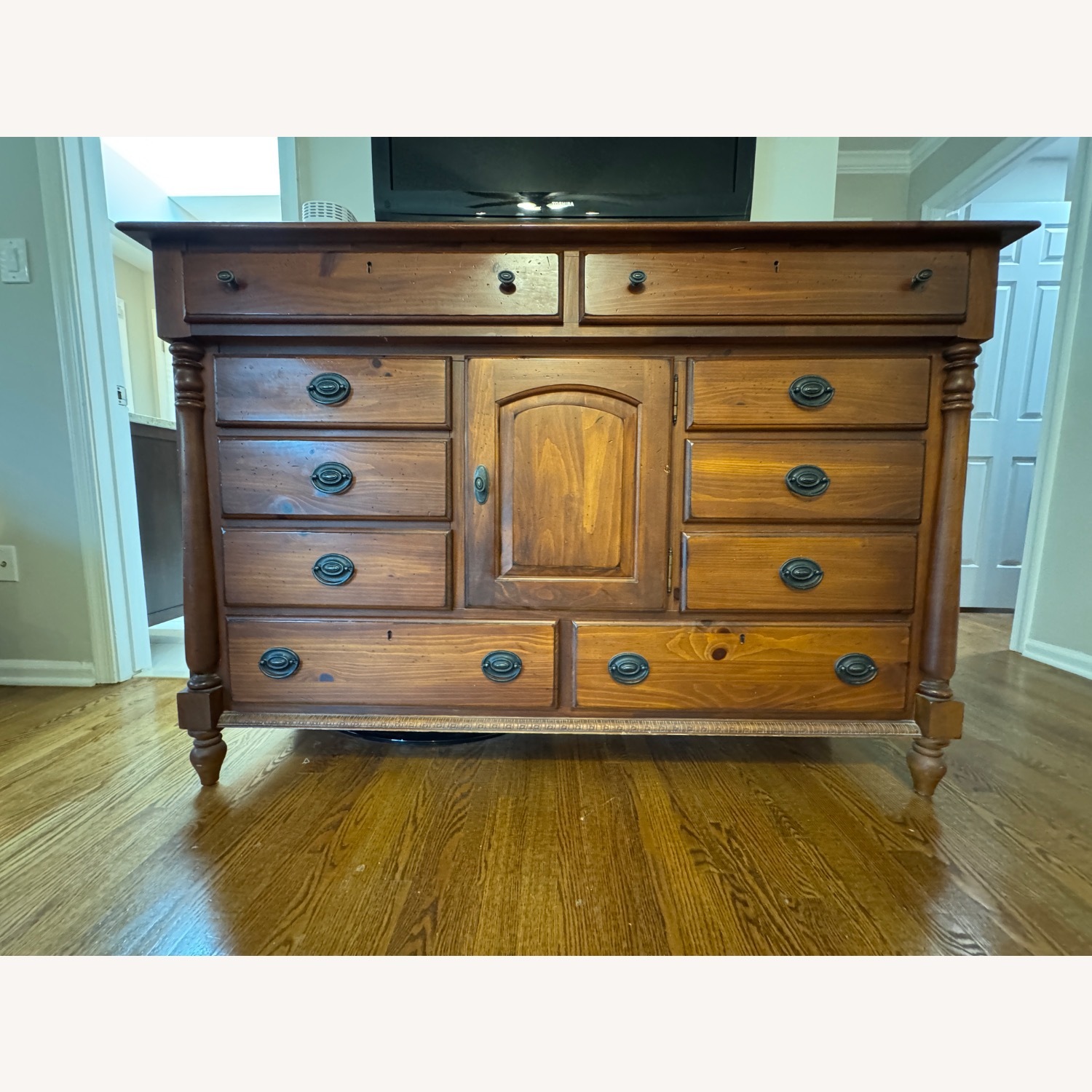 Kincaid Furniture Dark Brown Wood Nightstands - image-3