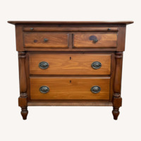 Kincaid Furniture Dark Brown Wood Nightstands