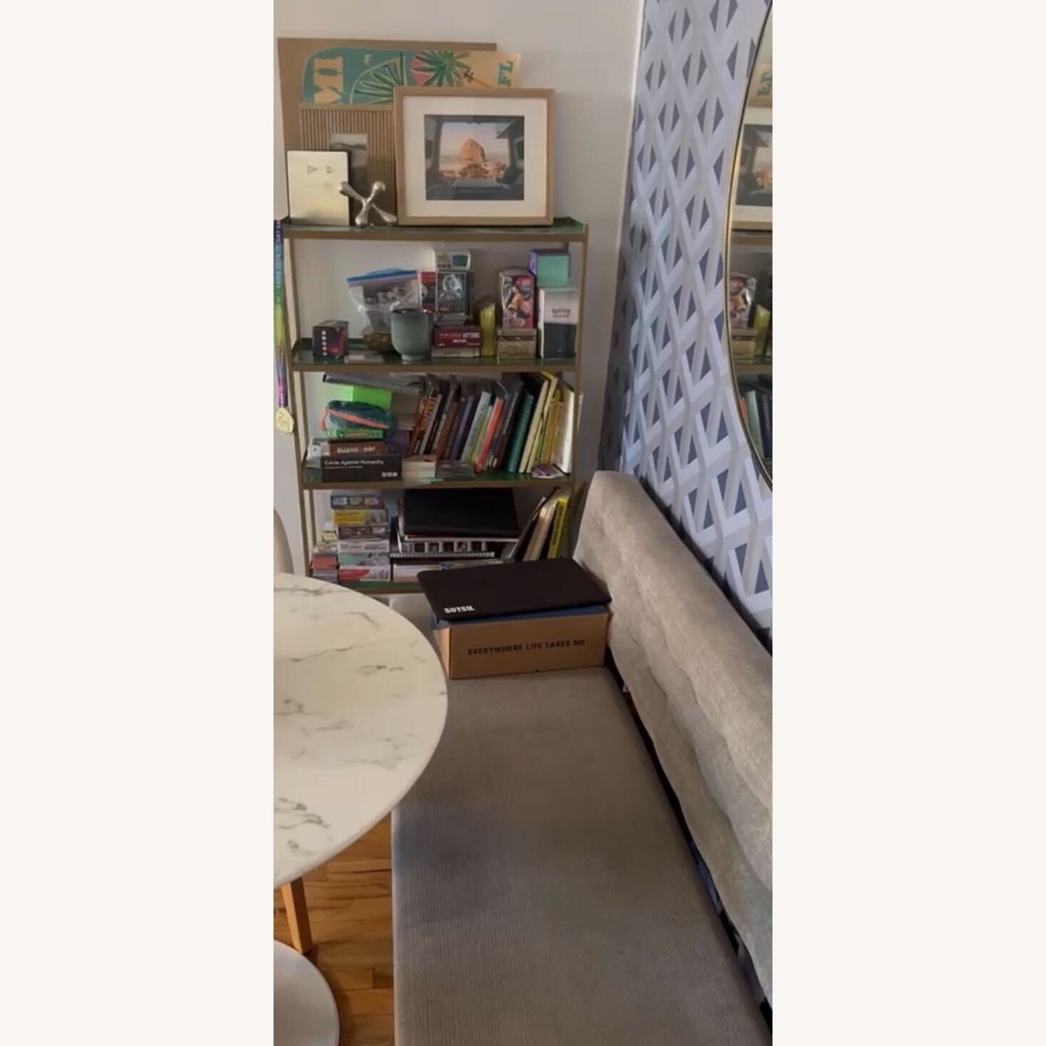 Safavieh Justine Black/Brass Metal 5-Shelf Bookcase - image-2