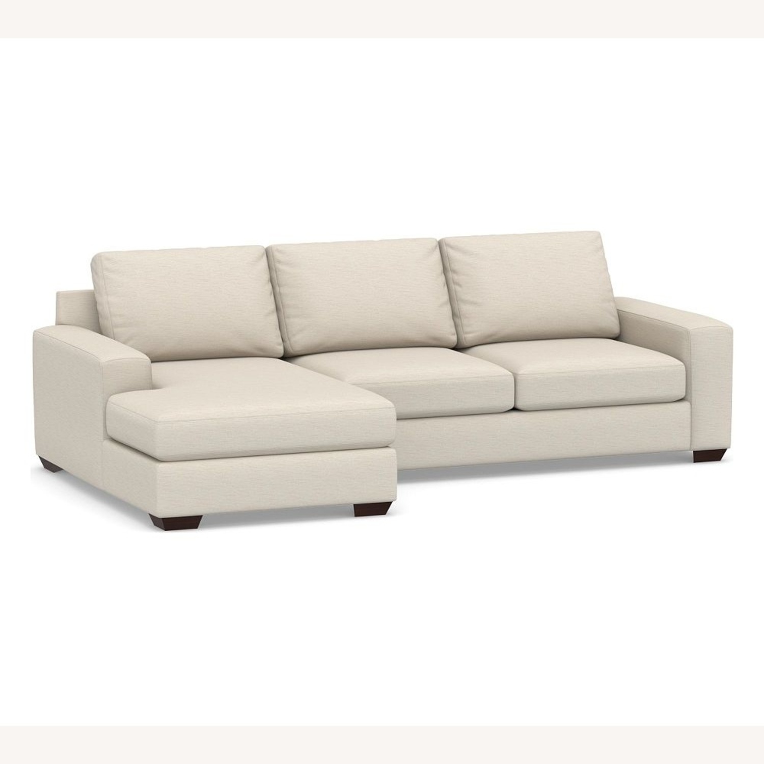 Pottery Barn Big Sur White 2 Piece Sectional - image-5