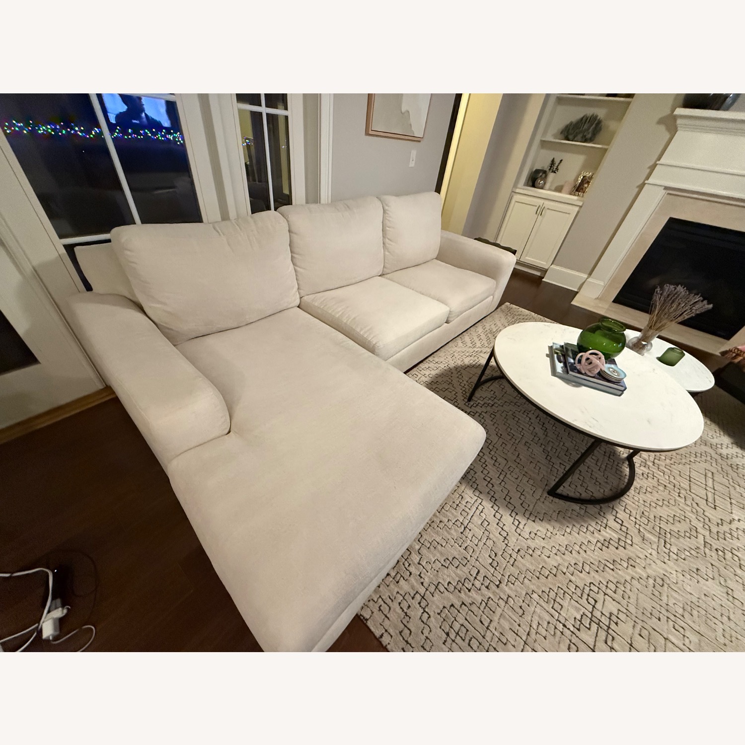 Pottery Barn Big Sur White 2 Piece Sectional - image-3