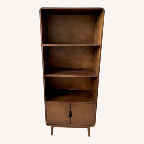 Used Mid-Century Bar Walnut Cabinet or Bookcase for sale on AptDeco