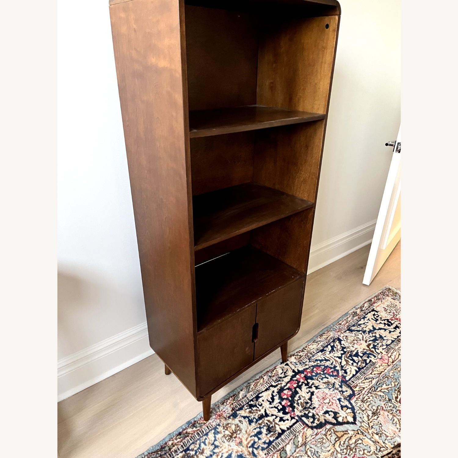 Mid-Century Bar Walnut Cabinet or Bookcase - image-2