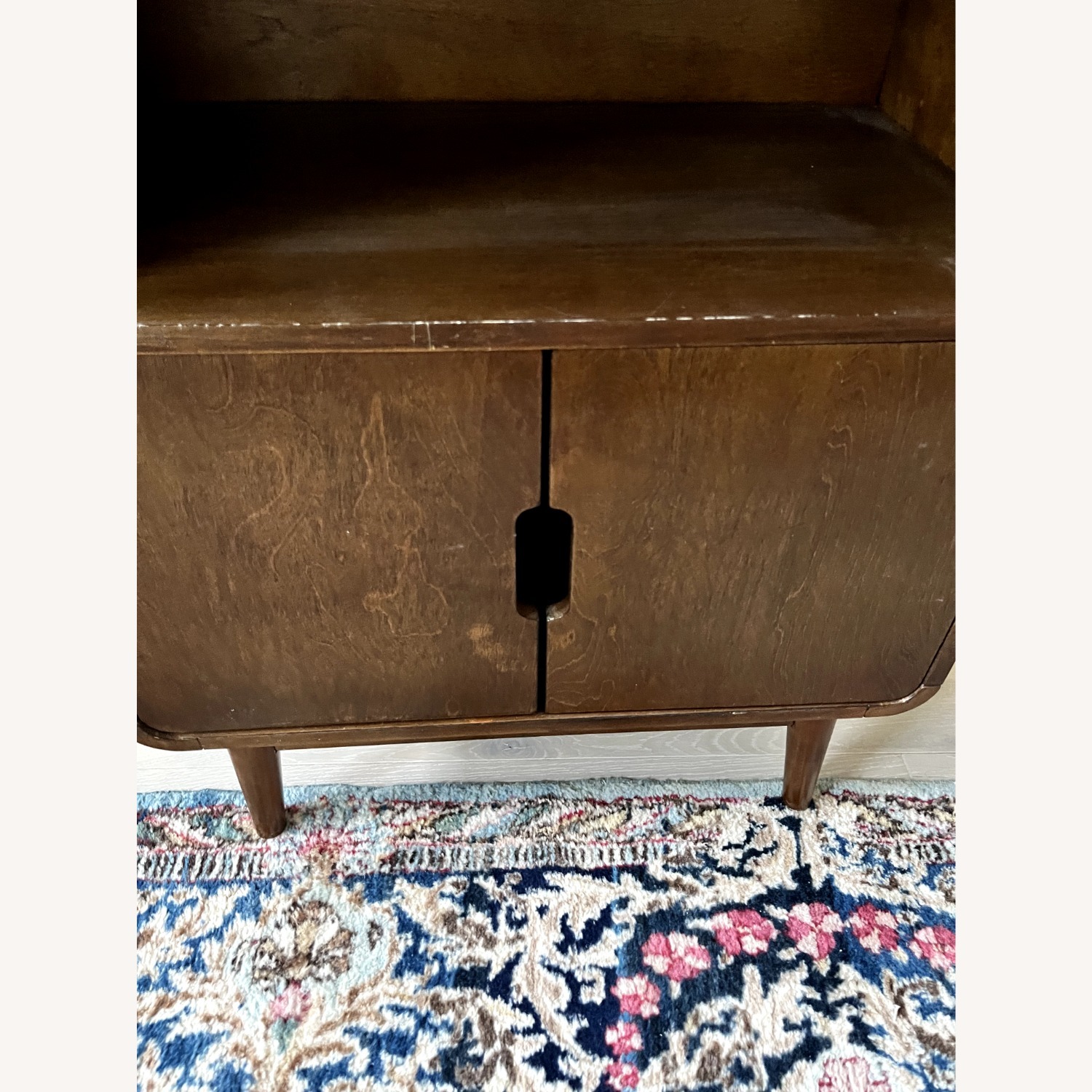 Mid-Century Bar Walnut Cabinet or Bookcase - image-3