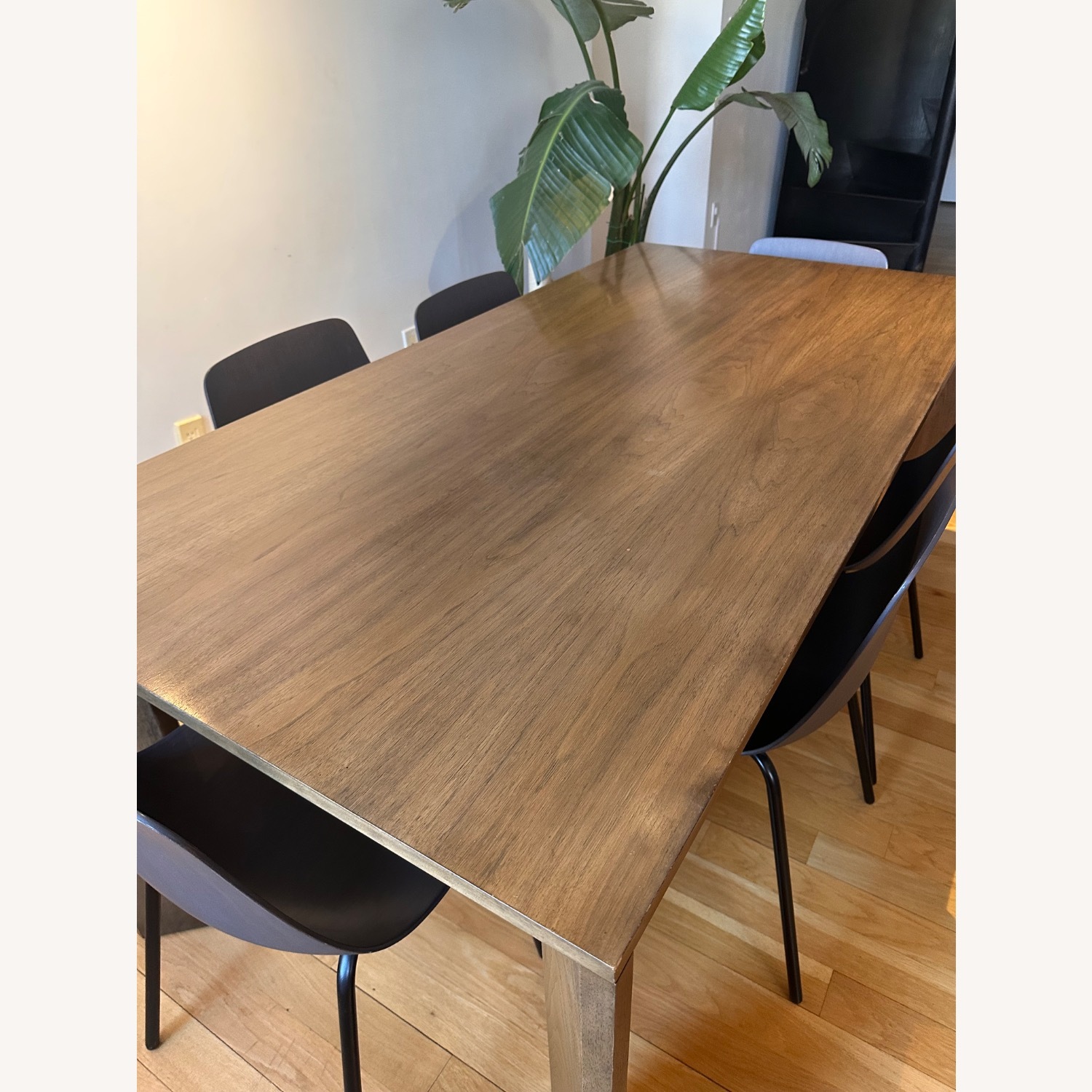 Restoration Hardware Dark Brown Arles Rectangular Dining Table - image-2