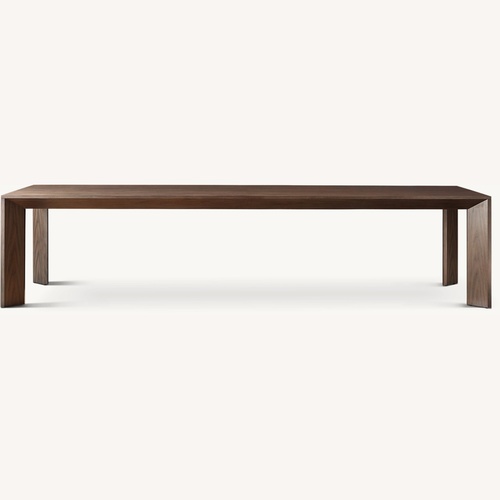 Used Restoration Hardware Dark Brown Arles Rectangular Dining Table for sale on AptDeco