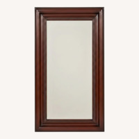 Pottery Barn Dark Brown Wood Wall Mirror