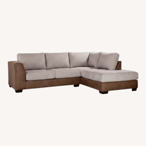 Used Simba Dark Brown 2 Piece Sectional for sale on AptDeco